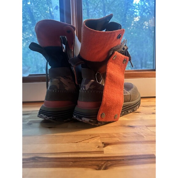 Rare Deckers X Lab camouflage KO-Z Boots Worn Twice US 10.5 Side Zip Boots EU 44 - Picture 6 of 6